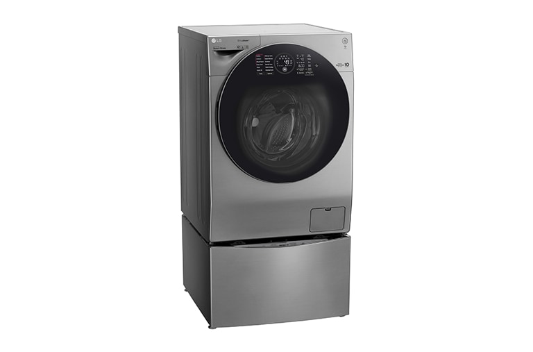 LG TWINWash™ 雙能洗 (蒸洗脫烘)｜12公斤+2公斤洗衣容量 (星辰銀), TW12VPT.200HV