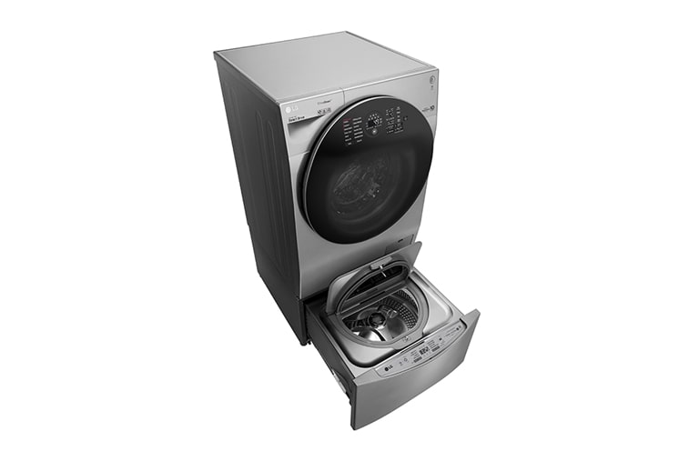 LG TWINWash™ 雙能洗 (蒸洗脫烘)｜12公斤+2公斤洗衣容量 (星辰銀), TW12VPT.200HV