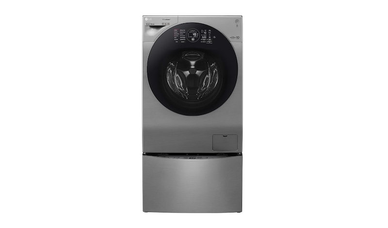 LG TWINWash™ 雙能洗 (蒸洗脫烘)｜12公斤+2公斤洗衣容量 (星辰銀), TW12VPT.200HV