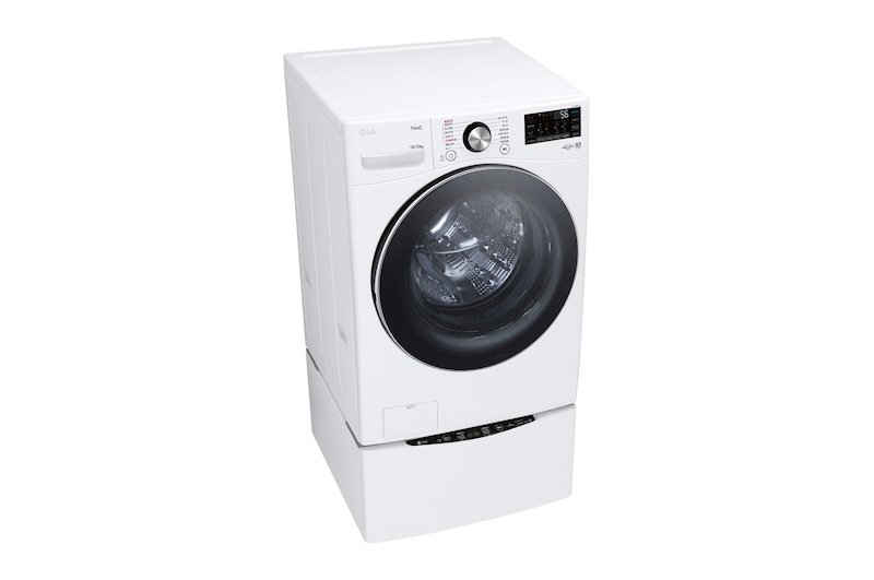 LG 洗18+2.5公斤 TWINWash 雙能洗｜冰瓷白｜蒸洗脫烘, TW18DWPT