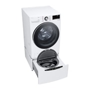 LG 洗18+2.5公斤 TWINWash 雙能洗｜冰瓷白｜蒸洗脫烘, TW18DWPT