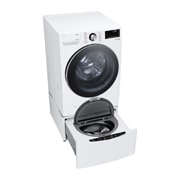 LG 洗19+2.5公斤 TWINWash 雙能洗｜冰瓷白｜蒸洗脫烘, TW19DWPT