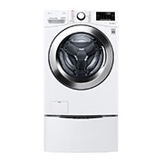 LG TWINWash™ 雙能洗 (蒸洗脫)&#xff5c;19公斤&#43;2.5公斤洗衣容量 TW19WPT.250HW 正視圖