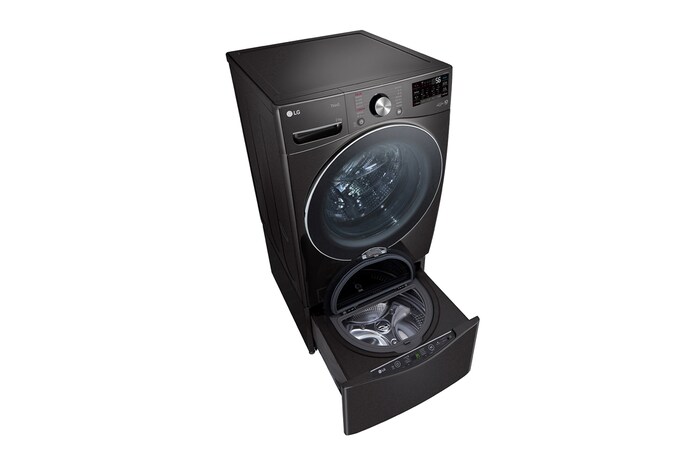 LG 洗21+2.5公斤 TWINWash 雙能洗｜尊爵黑｜蒸洗脫, TW21BPT