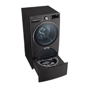 LG 洗21+2.5公斤 TWINWash 雙能洗｜尊爵黑｜蒸洗脫, TW21BPT