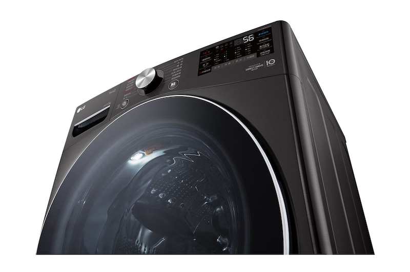 LG 洗21+2.5公斤 TWINWash 雙能洗｜尊爵黑｜蒸洗脫烘, TW21DPT