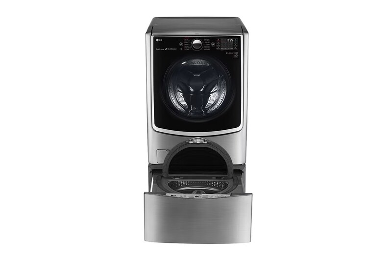 LG 洗21+2.5公斤 TWINWash 雙能洗|典雅銀|蒸洗脫烘, TW21PT.250HV
