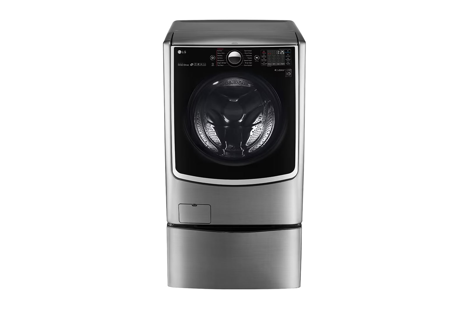 LG 洗21+2.5公斤 TWINWash 雙能洗｜典雅銀｜蒸洗脫烘, TW21PT.250HV