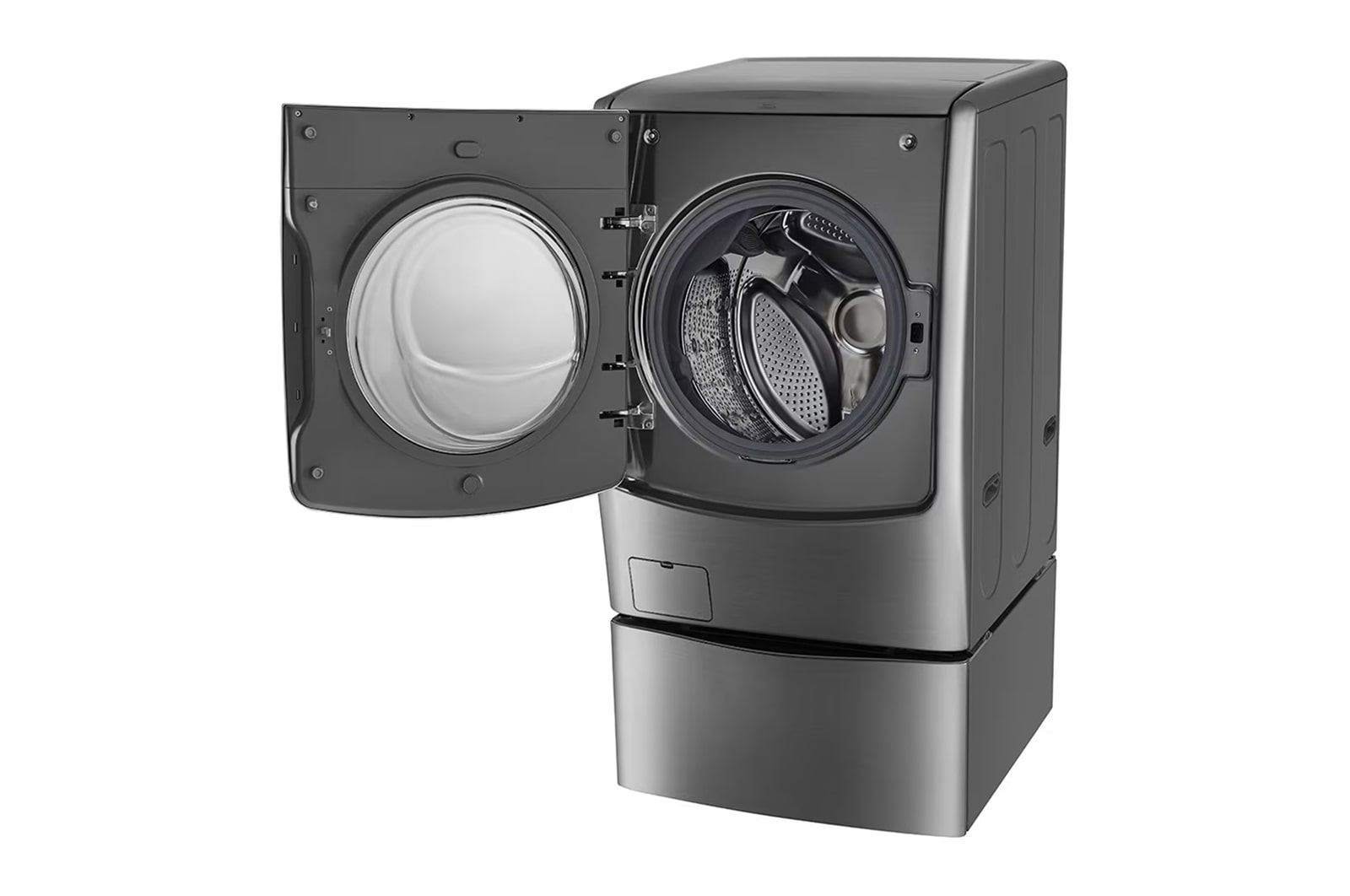 LG 洗21+2.5公斤 TWINWash 雙能洗｜典雅銀｜蒸洗脫烘, TW21PT.250HV
