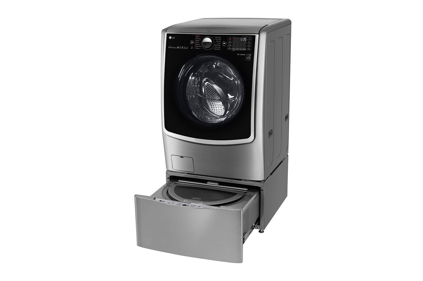 LG 洗21+2.5公斤 TWINWash 雙能洗｜典雅銀｜蒸洗脫烘, TW21PT.250HV