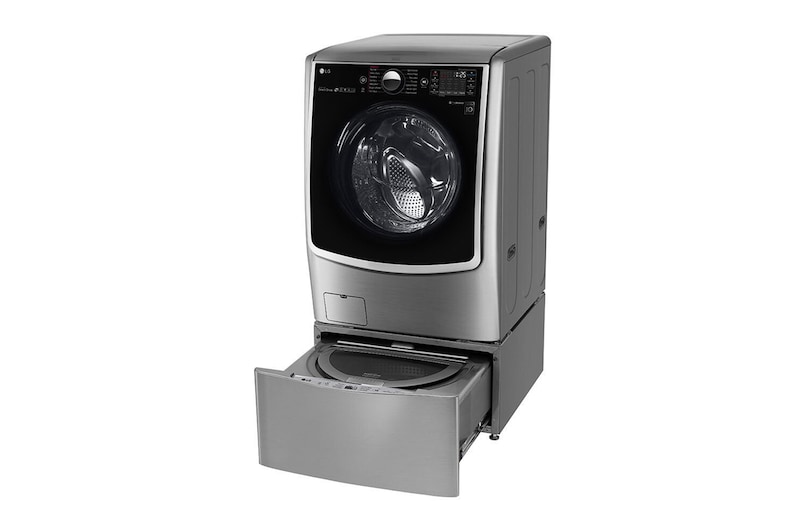 LG 洗21+2.5公斤 TWINWash 雙能洗|典雅銀|蒸洗脫烘, TW21PT.250HV
