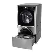 LG 洗21+2.5公斤 TWINWash 雙能洗｜典雅銀｜蒸洗脫烘, TW21PT.250HV