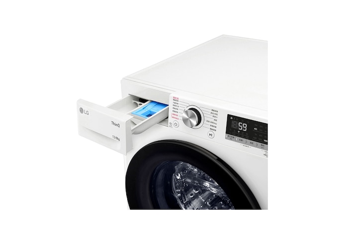 LG 洗13+2公斤 TWINWash 雙能洗｜冰瓷白｜蒸洗脫烘, WDS13VEW.201AHW