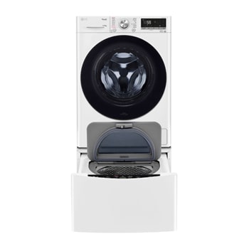 LG 洗13+2公斤 TWINWash 雙能洗｜冰瓷白｜蒸洗脫烘, WDS13VEW.201AHW
