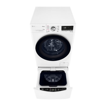 LG 洗13+2公斤 TWINWash 雙能洗｜冰瓷白｜蒸洗脫烘, WDS13VEW.201AHW