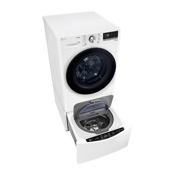 LG 洗13+2公斤 TWINWash 雙能洗｜冰瓷白｜蒸洗脫烘, WDS13VEW.201AHW