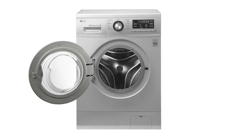 LG DD直驅變頻滾筒洗衣機 精緻銀 / 7公斤洗衣容量, WD-70MGS