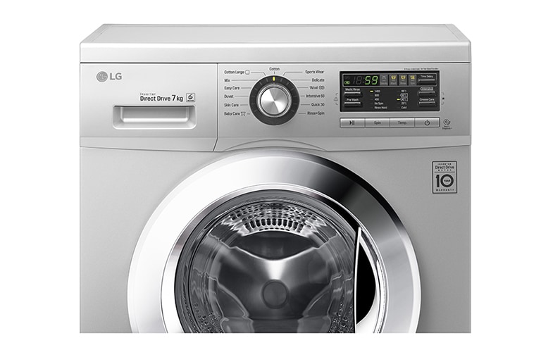 LG DD直驅變頻滾筒洗衣機 精緻銀 / 7公斤洗衣容量, WD-70MGS