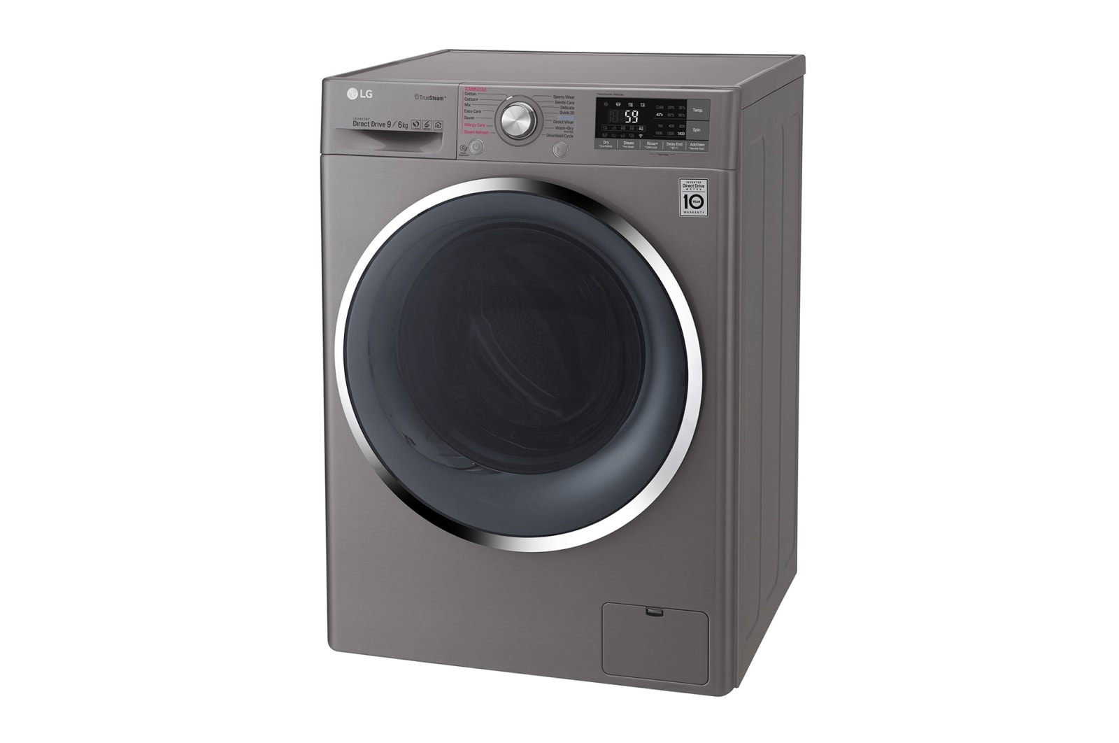 LG WiFi滾筒洗衣機(蒸洗脫) 星辰銀/ 10.5公斤, WD-S105CV
