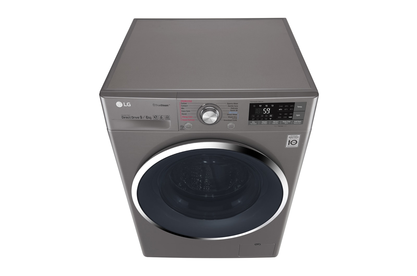 LG WiFi滾筒洗衣機(蒸洗脫) 星辰銀/ 10.5公斤, WD-S105CV