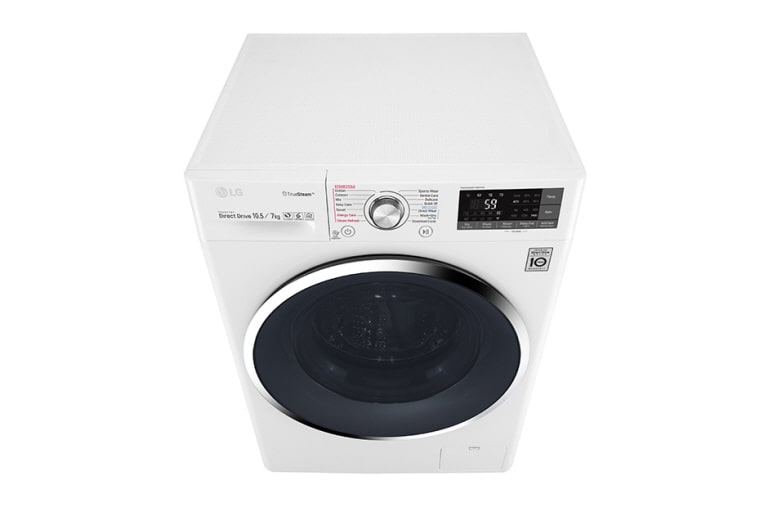 LG WiFi滾筒洗衣機(蒸洗脫烘) 冰磁白 / 10.5公斤, WD-S105DW