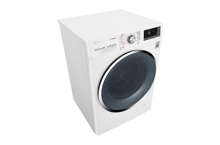 LG WiFi滾筒洗衣機(蒸洗脫烘) 冰磁白 / 10.5公斤, WD-S105DW