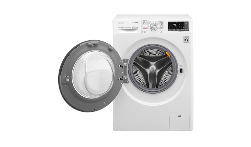 LG WiFi滾筒洗衣機(蒸洗脫烘) 冰磁白 / 10.5公斤, WD-S105DW