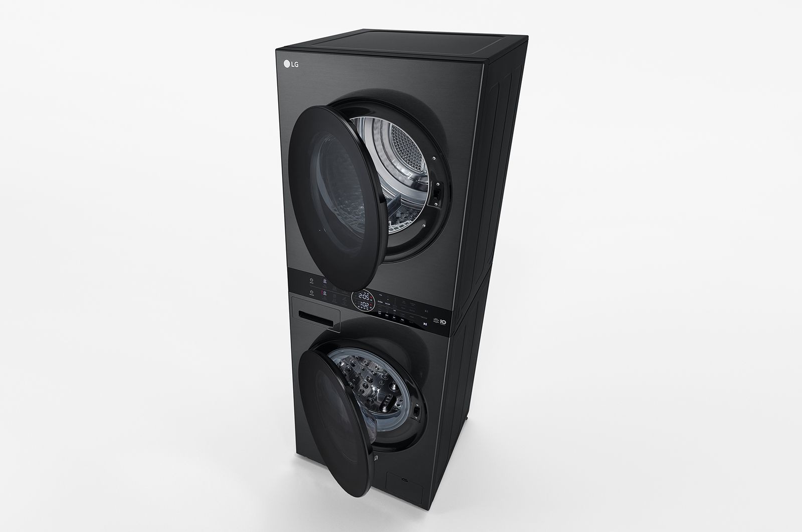 LG 洗13公斤+乾10公斤 WashTower AI 智控洗乾衣機｜極光黑, WD-S1310B