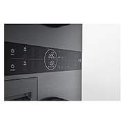 LG 洗13公斤+乾10公斤 WashTower AI 智控洗乾衣機｜極光黑, WD-S1310B