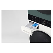 LG 洗13公斤+乾10公斤 Objet Collection WashTower™ AI 智控洗乾衣機｜自然綠+雪霧白, WD-S1310GB