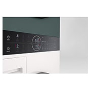LG 洗13公斤+乾10公斤 Objet Collection WashTower™ AI 智控洗乾衣機｜自然綠+雪霧白, WD-S1310GB