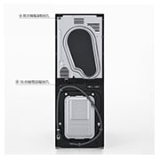 LG 洗13公斤+乾10公斤 Objet Collection WashTower™ AI 智控洗乾衣機｜自然綠+雪霧白, WD-S1310GB