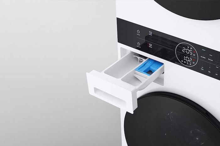 LG 洗13公斤+乾10公斤 WashTower™ AI 智控洗乾衣機｜熱泵除濕｜冰瓷白, WD-S1310W