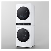 LG 洗13公斤+乾10公斤 WashTower™ AI 智控洗乾衣機｜熱泵除濕｜冰瓷白, WD-S1310W