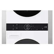 LG 洗13公斤+乾10公斤 WashTower™ AI 智控洗乾衣機｜熱泵除濕｜冰瓷白, WD-S1310W