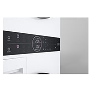 LG 洗13公斤+乾10公斤 WashTower™ AI 智控洗乾衣機｜熱泵除濕｜冰瓷白, WD-S1310W