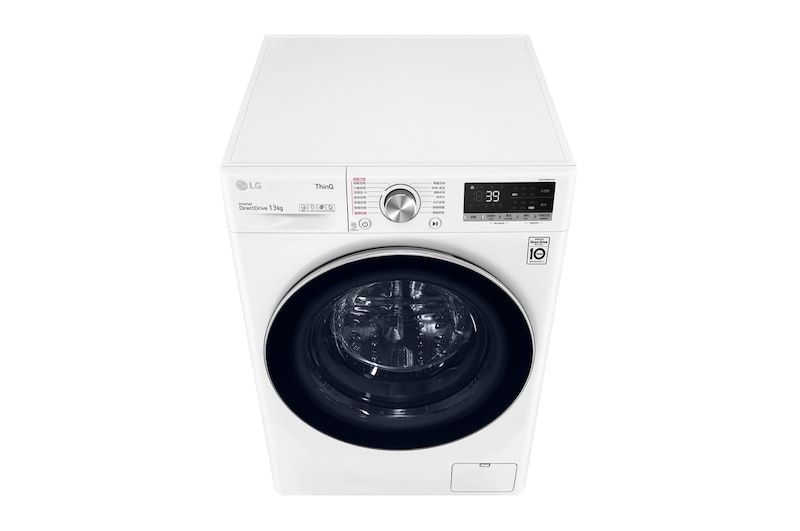 LG 13公斤滾筒洗衣機｜冰瓷白｜蒸洗脫, WD-S13VBW