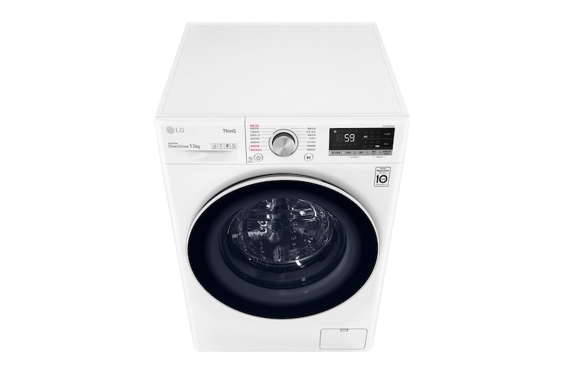 LG 13公斤滾筒洗衣機｜冰瓷白｜蒸洗脫 (特定通路販售), WD-S13VCW
