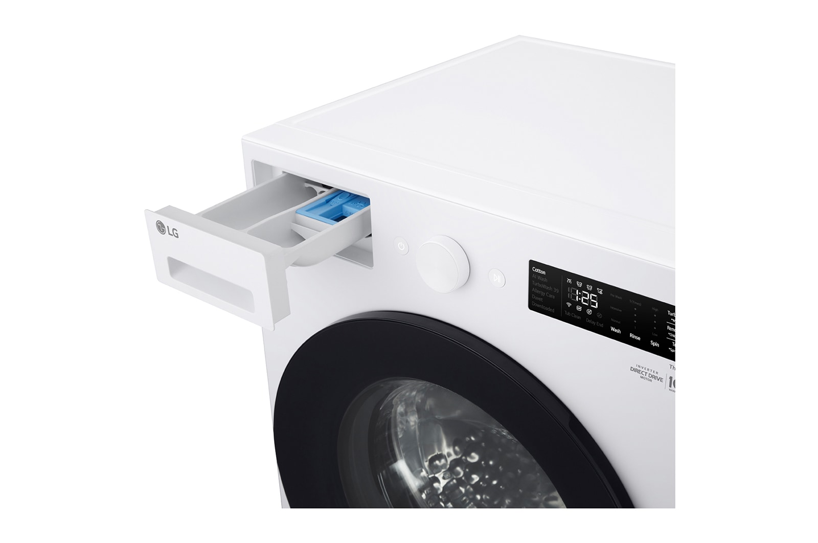 LG 15公斤滾筒洗衣機｜雪霧白｜AI DD™ 蒸洗脫, WD-S15NW