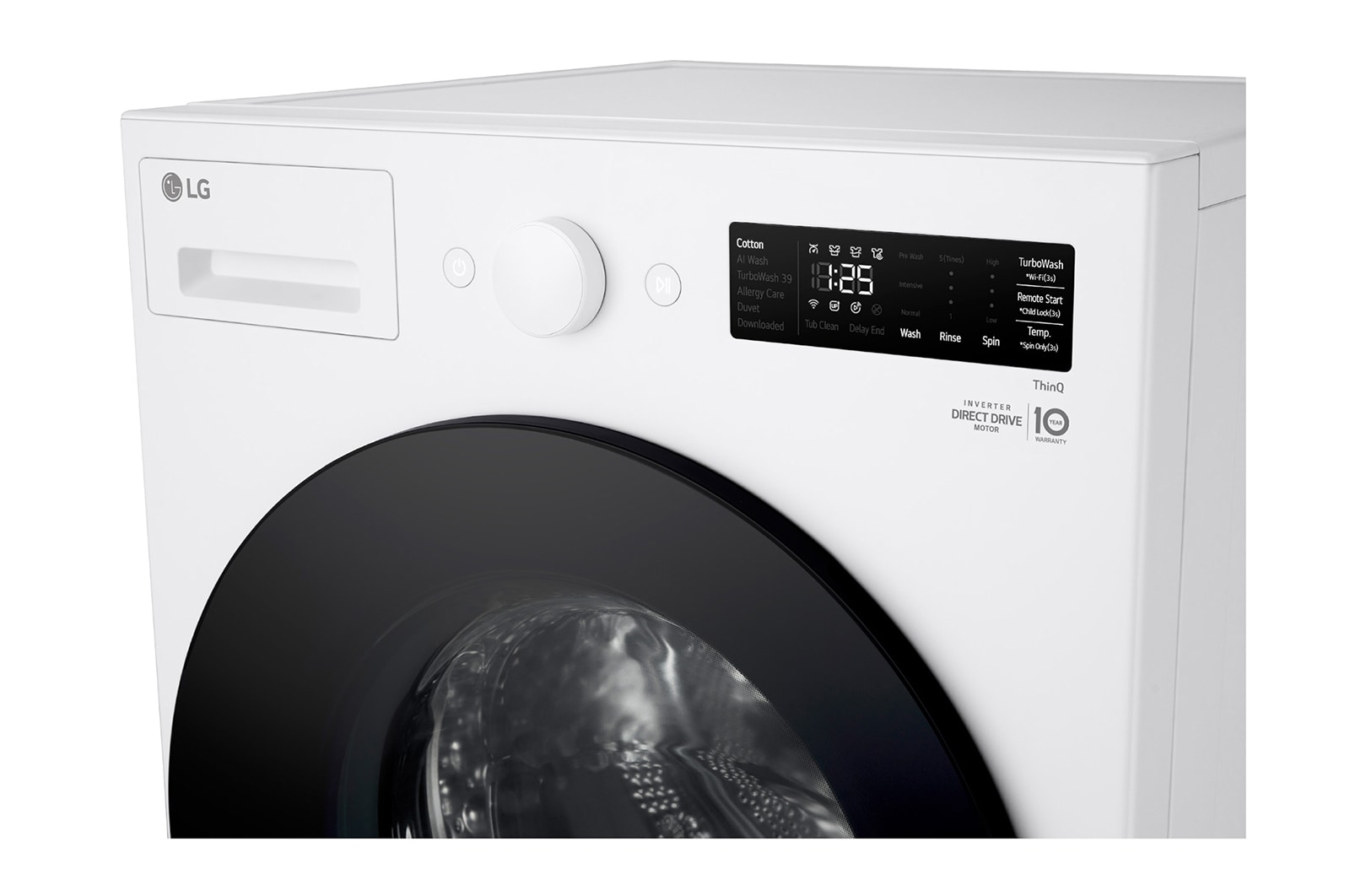 LG 15公斤滾筒洗衣機｜雪霧白｜AI DD™ 蒸洗脫, WD-S15NW