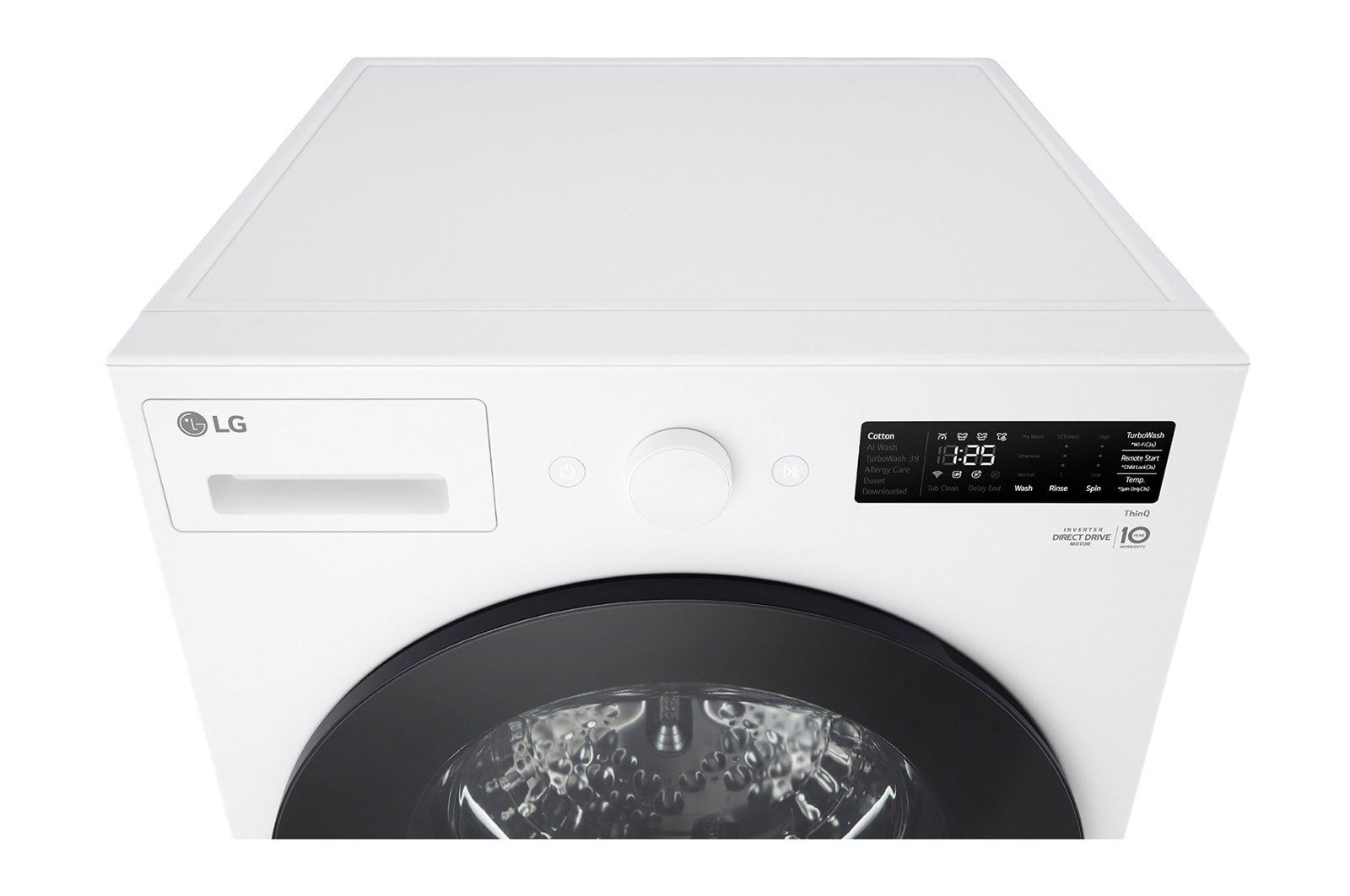 LG 15公斤滾筒洗衣機｜雪霧白｜AI DD™ 蒸洗脫, WD-S15NW