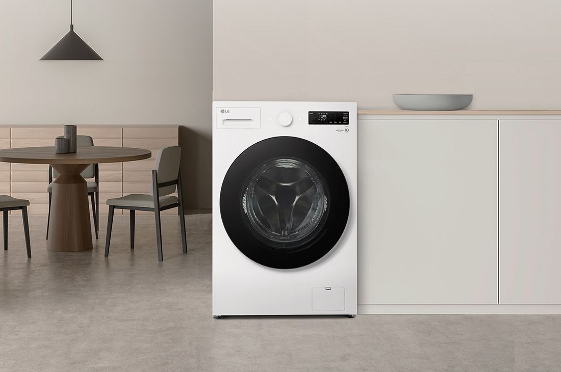 LG 15公斤滾筒洗衣機｜雲霧白｜AI DD™ 蒸洗脫, WD-S15NW