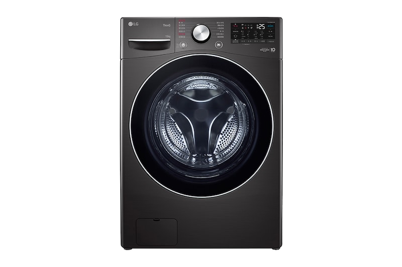 LG 洗乾衣機堆疊｜蒸洗脫15公斤+熱泵除濕乾衣10公斤 ｜尊爵黑, FD15TBB.WR100VB