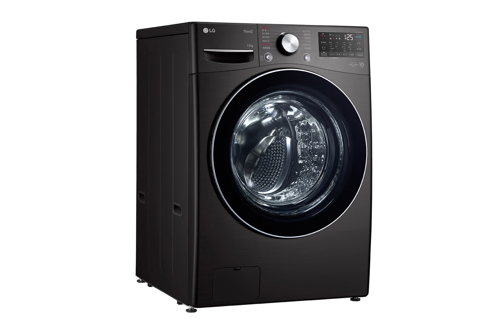 LG 洗乾衣機堆疊／蒸洗脫15公斤 除濕式乾衣10公斤(尊爵黑) (特定通路販售), FD15TBB.WR100VB