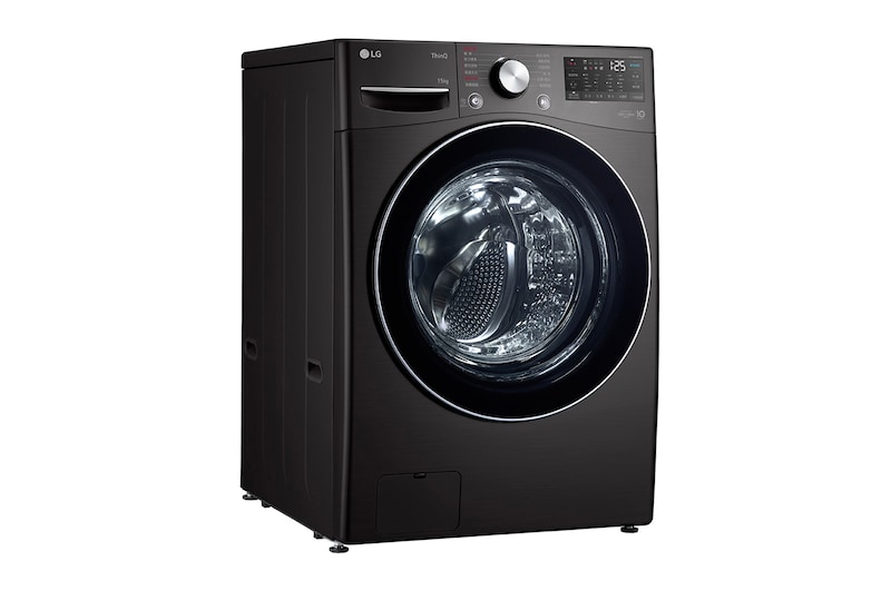 LG 洗乾衣機堆疊｜蒸洗脫15公斤+熱泵除濕乾衣10公斤 ｜尊爵黑, FD15TBB.WR100VB