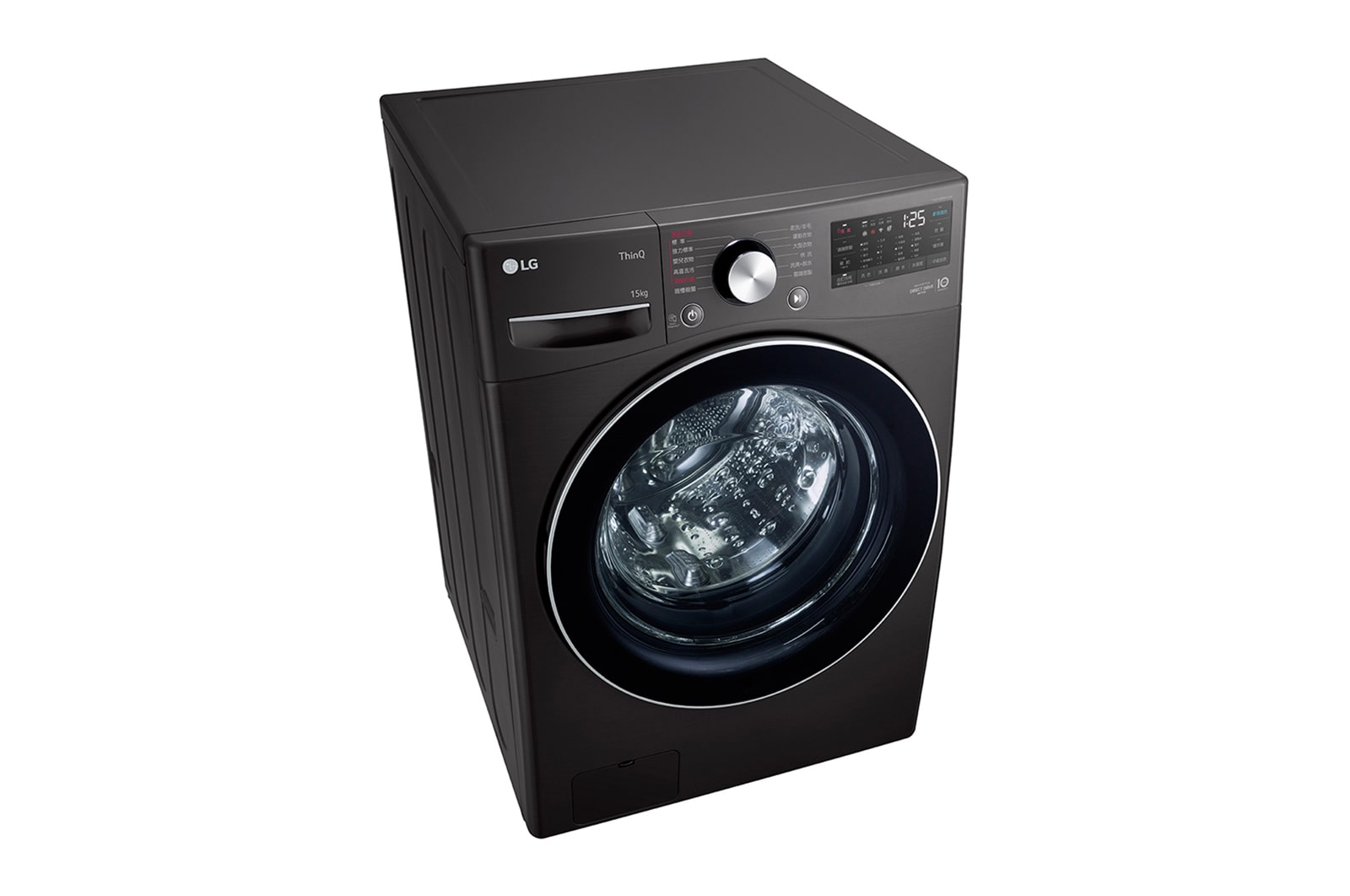 LG 15公斤滾筒洗衣機｜尊爵黑｜蒸洗脫 (特定通路販售), WD-S15TBB