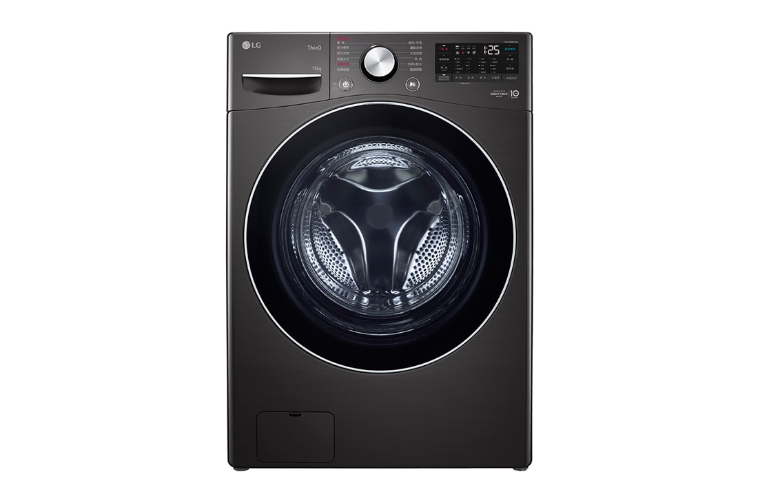 LG 15公斤滾筒洗衣機｜尊爵黑｜蒸洗脫 (特定通路販售), WD-S15TBB