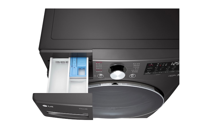 LG 15公斤滾筒洗衣機|尊爵黑|蒸洗脫 (特定通路販售), WD-S15TBB