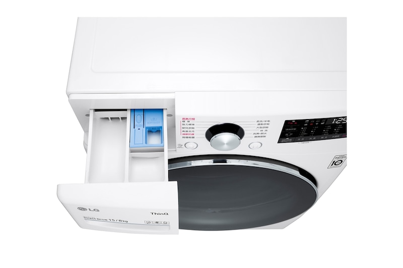 LG 15公斤滾筒洗衣機|冰瓷白|蒸洗脫烘 (洗15+烘8公斤), WD-S15TBD