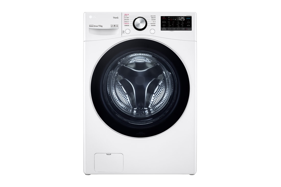 LG 15公斤滾筒洗衣機｜冰瓷白｜蒸洗脫, WD-S15TBW